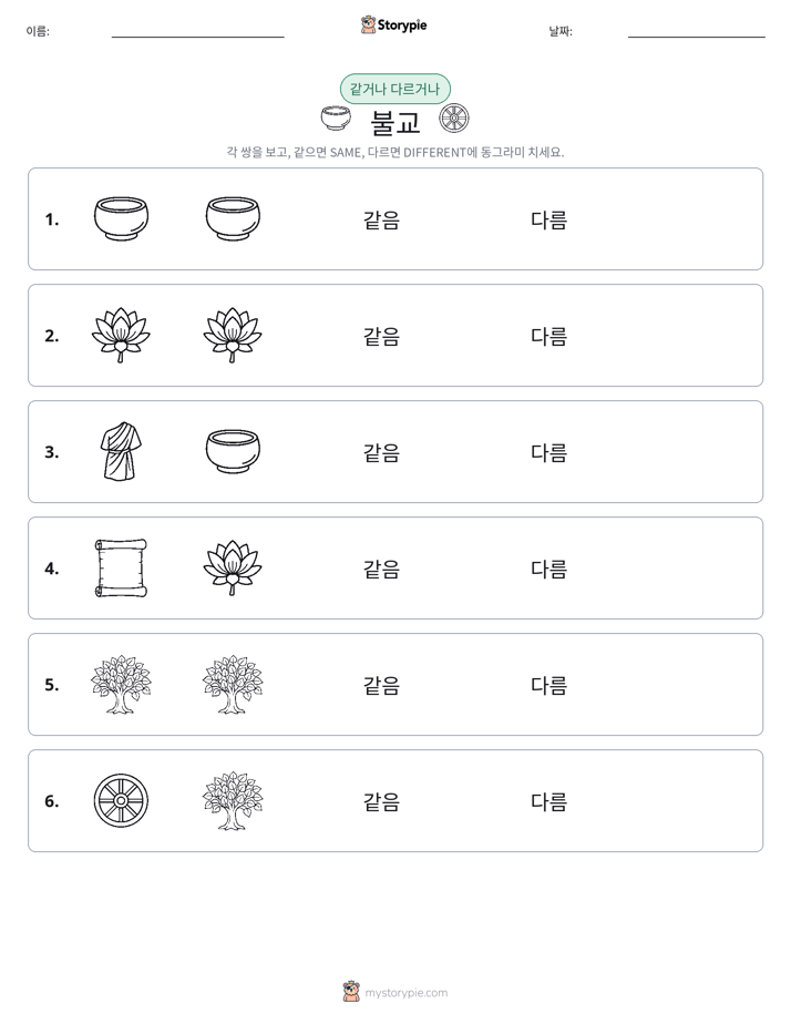 같은 것 또는 다른 것