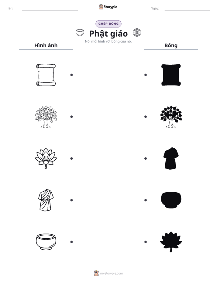 Ghép Hình Bóng