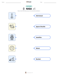 NASA printable worksheet preview