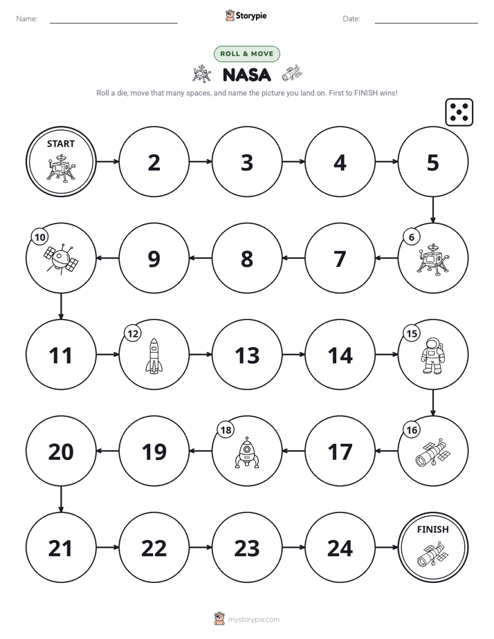 Roll & Move Game
