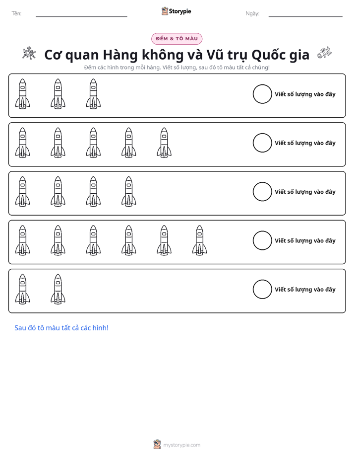 Đếm & Tô Màu