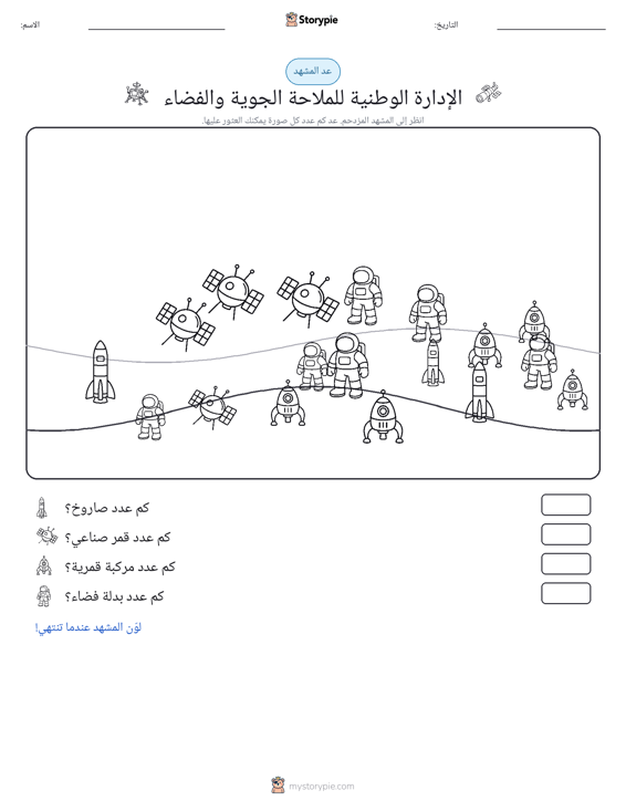 مشهد العد