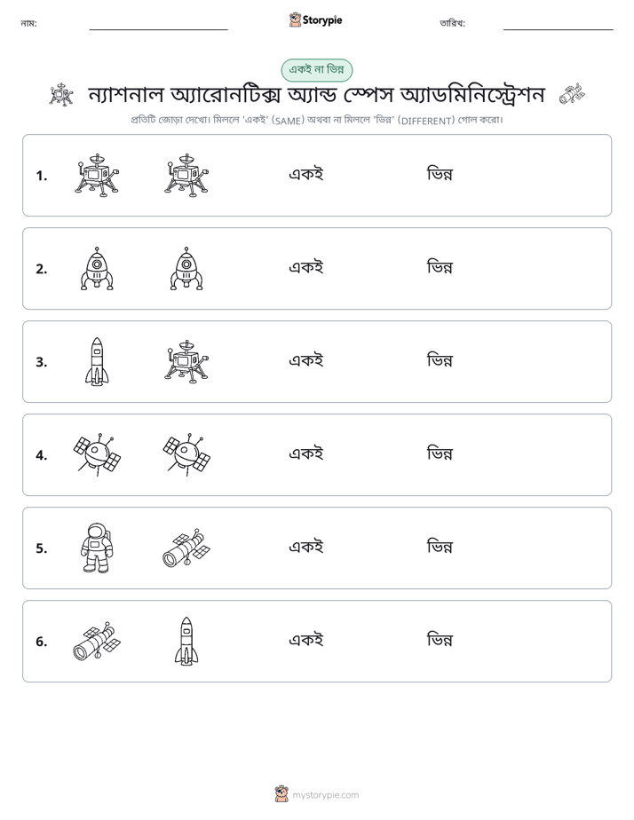 একই বা ভিন্ন