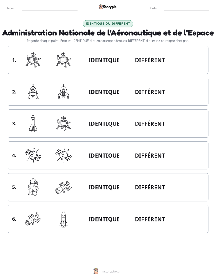 Identique ou Différent