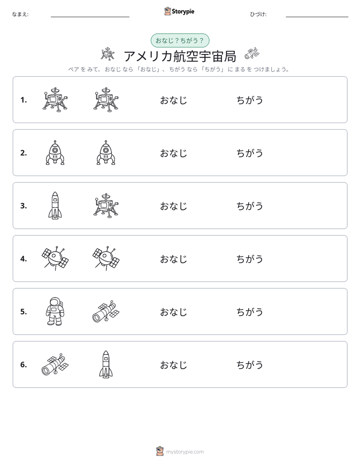 同じか違うか