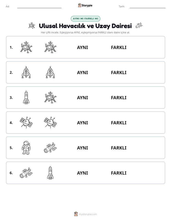 Aynı mı Farklı mı