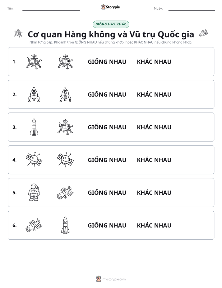 Giống Hay Khác