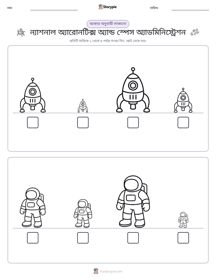 আকারের ক্রম