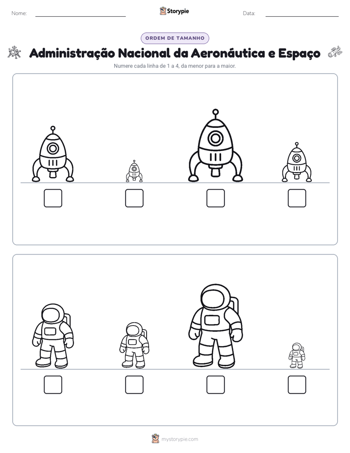 Ordem de Tamanho