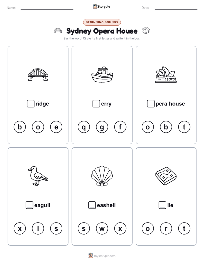 Beginning Sounds