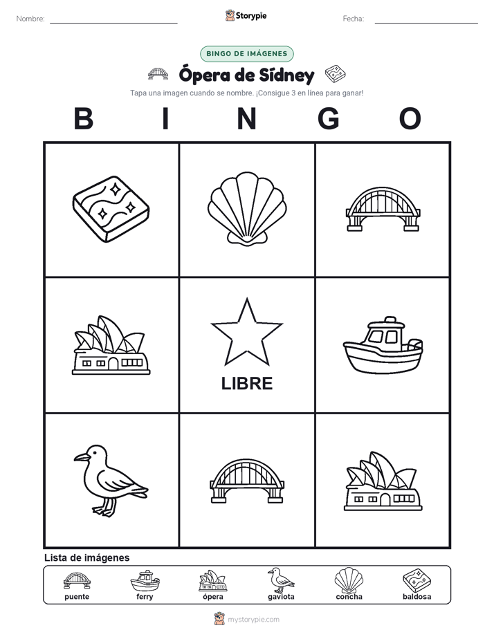 Bingo de Imágenes