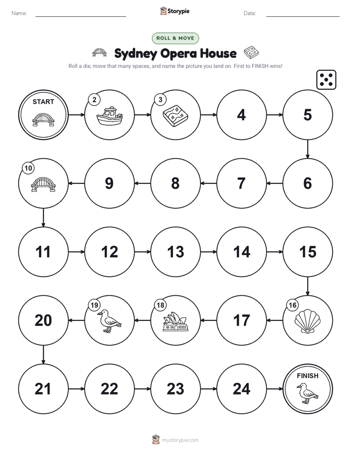 Roll & Move Game