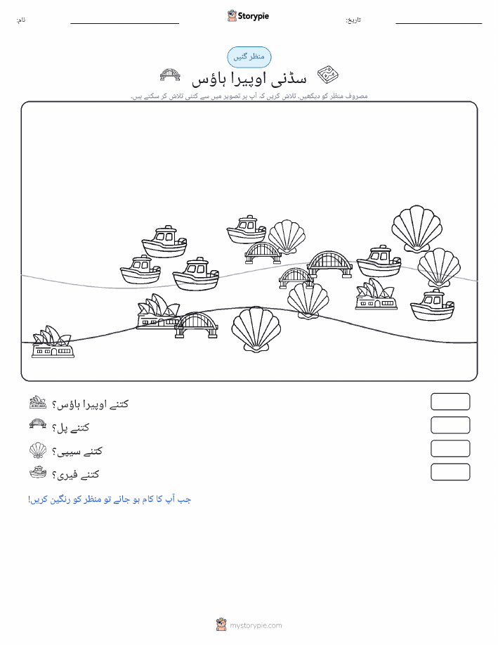 گنتی کا منظر