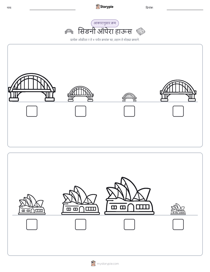 आकार क्रम