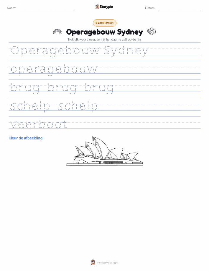 Schrijf Oefening