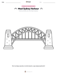 Podgląd drukowalnego arkusza ćwiczeń Most Sydney Harbour