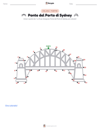 Anteprima della scheda stampabile di Ponte del Porto di Sydney