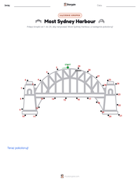 Podgląd drukowalnego arkusza ćwiczeń Most Sydney Harbour