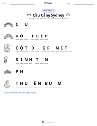 Xem trước tài liệu in sẵn Cầu Cảng Sydney