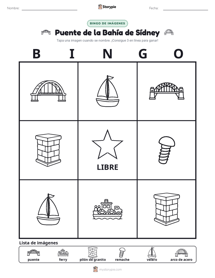 Bingo de Imágenes