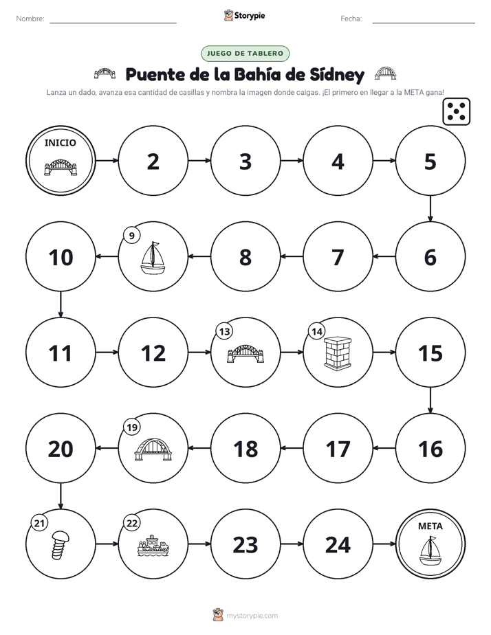 Juego de Rueda y Avanza