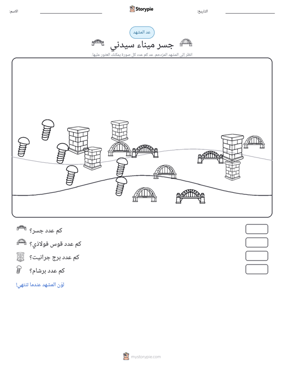 مشهد العد