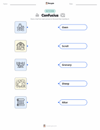 Confucius printable worksheet for kids