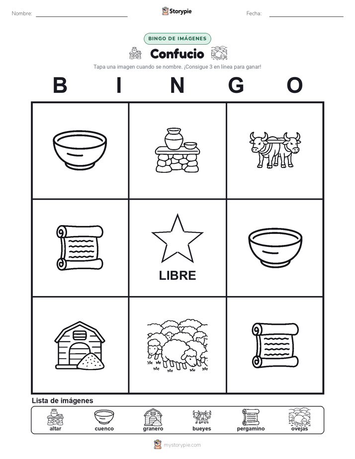 Bingo de Imágenes