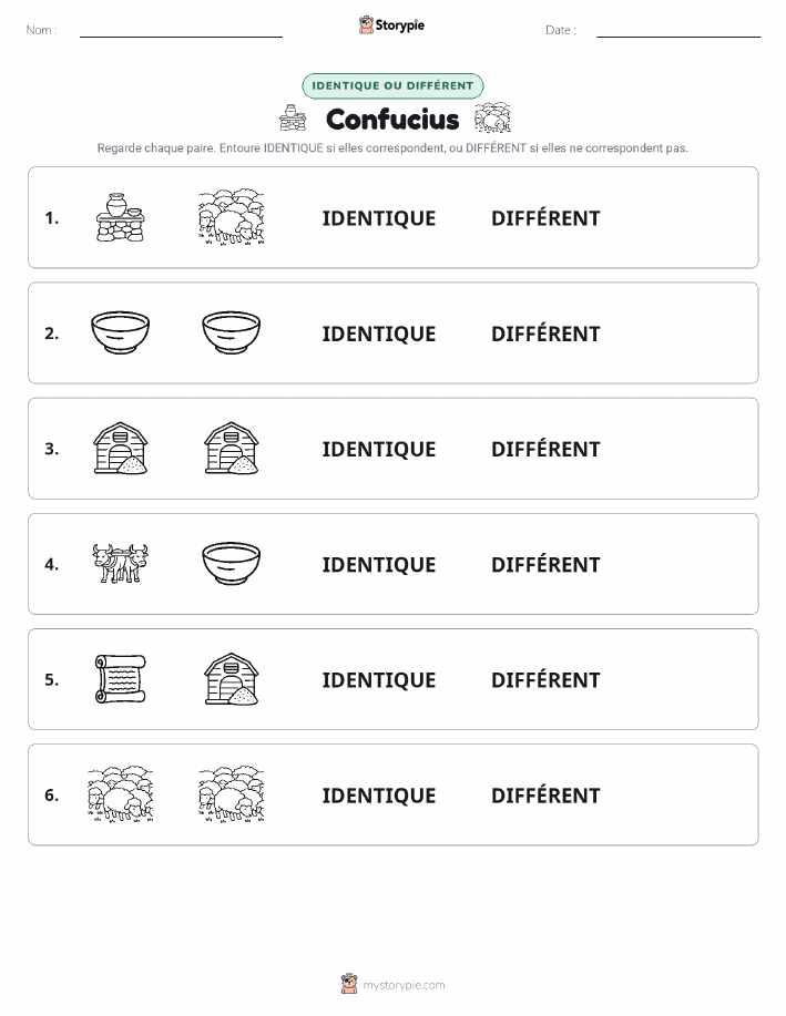 Identique ou Différent