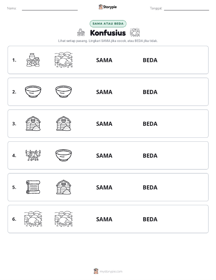 Sama atau Berbeda