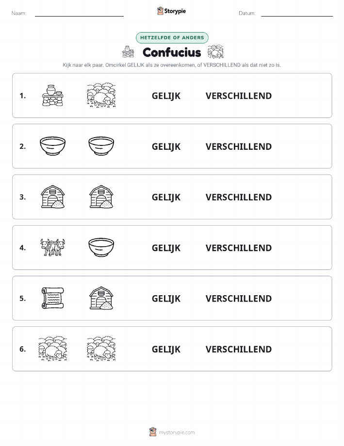 Zelfde of Verschillend