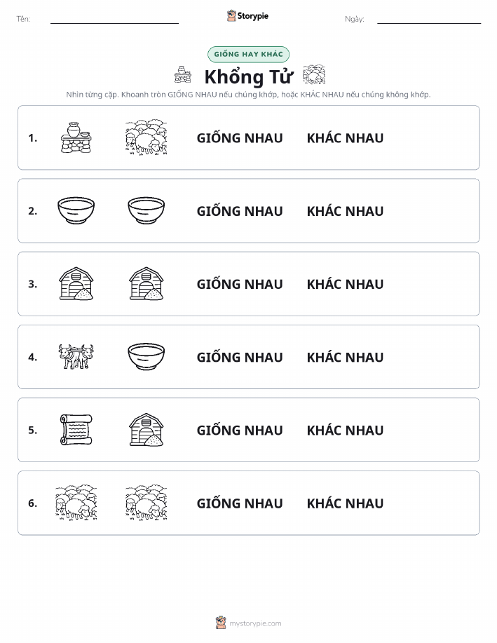 Giống Hay Khác