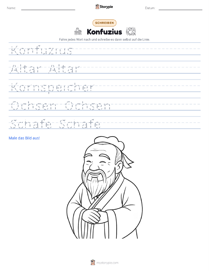 Schreibübung