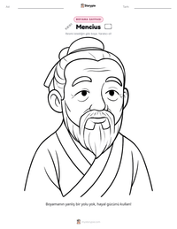 Mencius yazdırılabilir çalışma sayfası önizlemesi