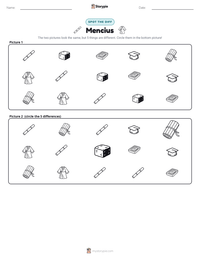 Mencius printable worksheet preview