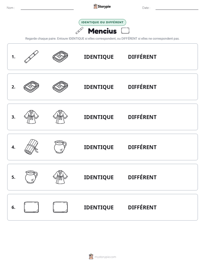 Identique ou Différent