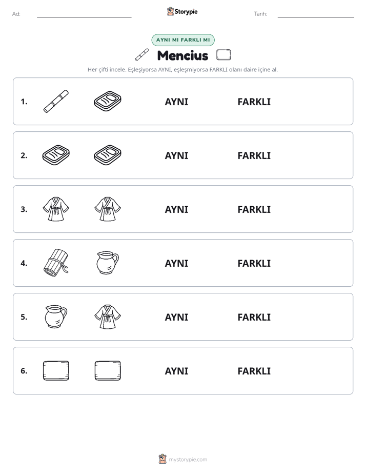 Aynı mı Farklı mı
