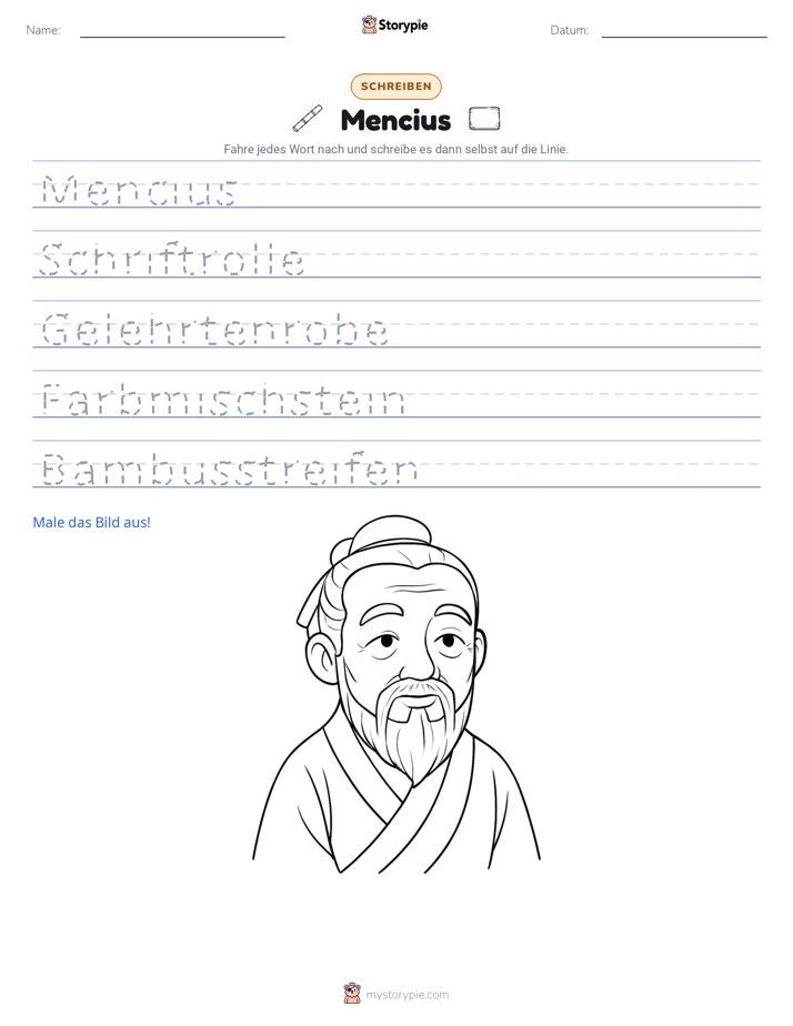 Schreibübung