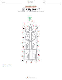 Anteprima della scheda stampabile di Big Ben