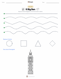 Anteprima della scheda stampabile di Big Ben