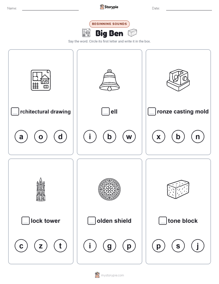 Beginning Sounds