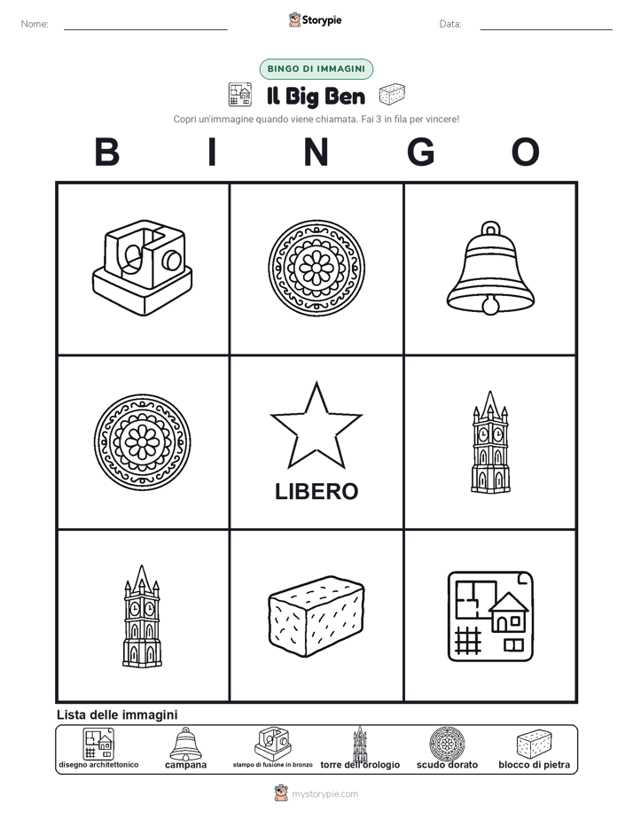 Bingo delle Immagini