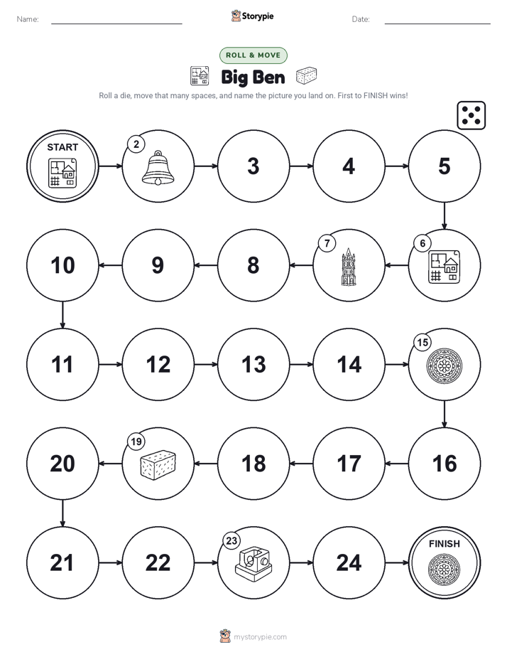 Roll & Move Game