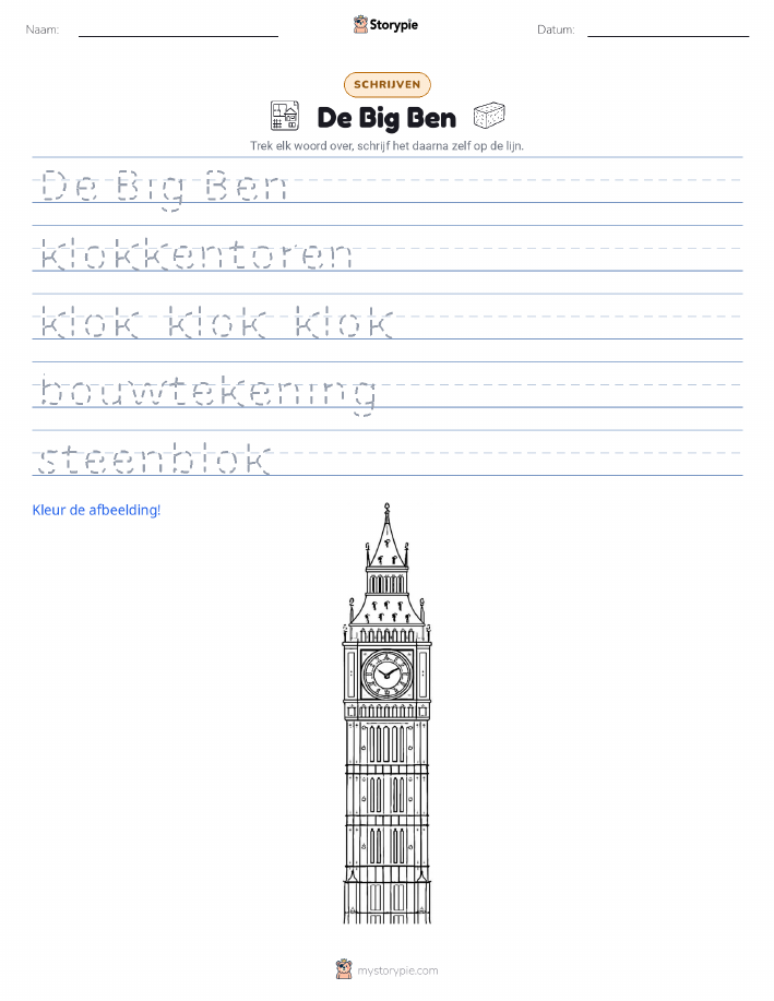 Schrijf Oefening