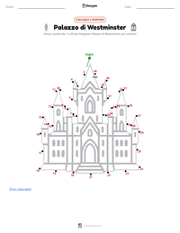 Anteprima della scheda stampabile di Palazzo di Westminster