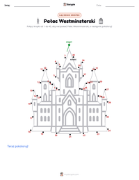 Podgląd drukowalnego arkusza ćwiczeń Pałac Westminsterski