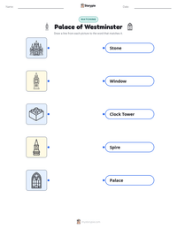 Palace of Westminster printable worksheet preview