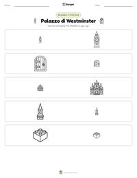 Anteprima della scheda stampabile di Palazzo di Westminster