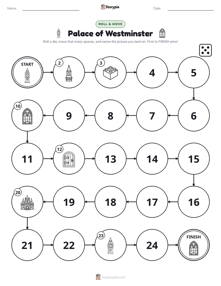 Roll & Move Game