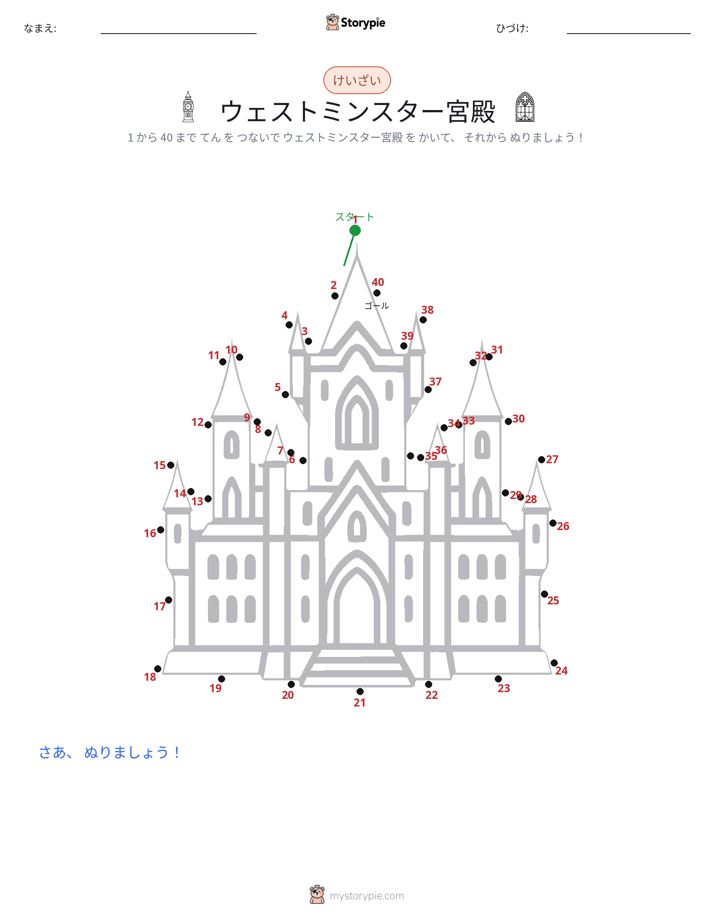 点つなぎ